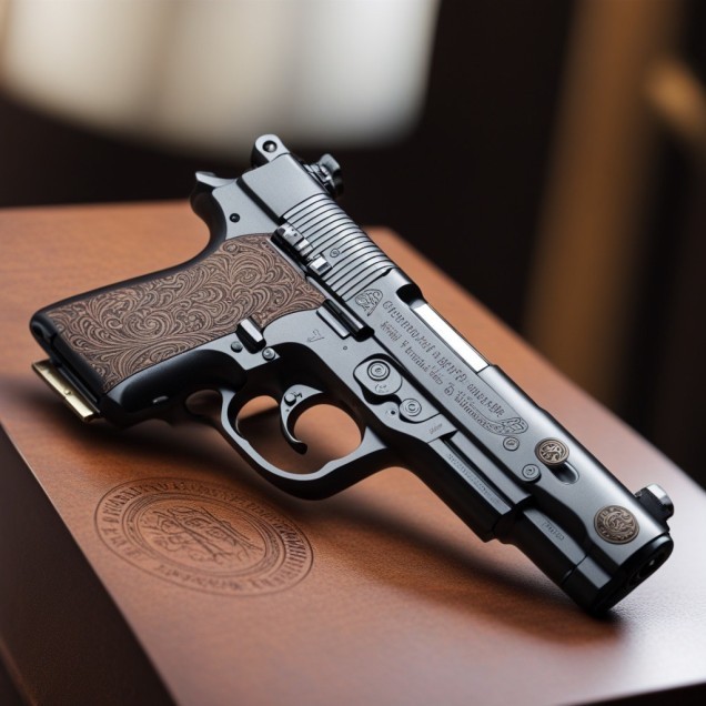 Гравіювання на зброї Фото