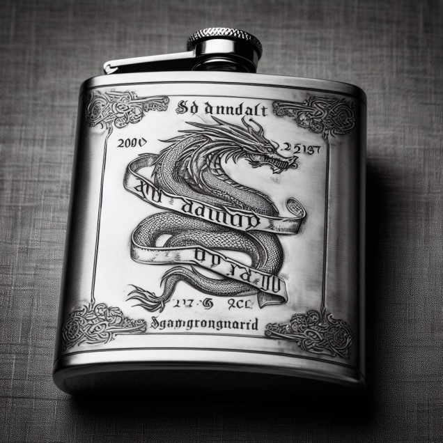 Гравировка фляги Фото