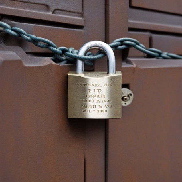 Гравірування на замках Фото