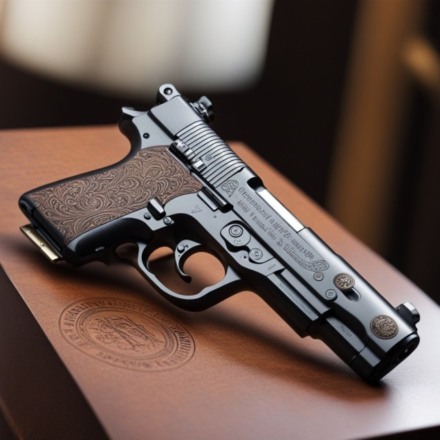 Гравіювання на зброї Фото